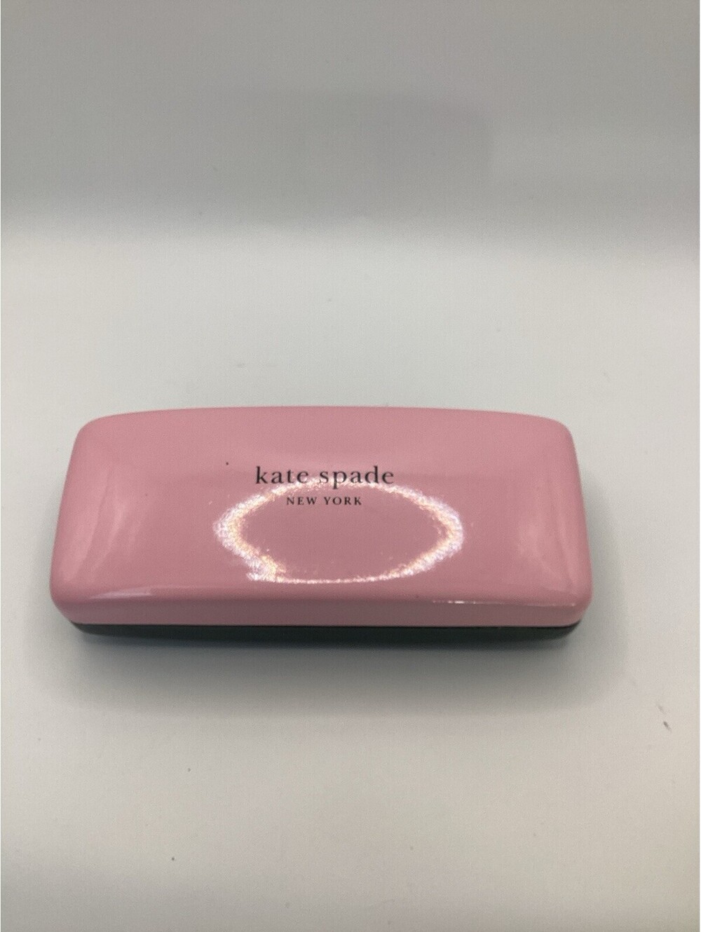 Kate Spade Pink/Green Clam Shell Eyeglass Case
